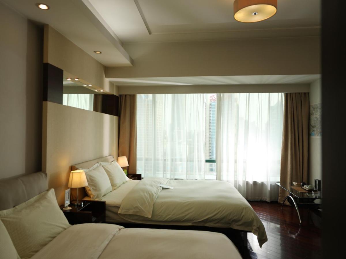 Shanghai Cosmo World Union Service Apartment Exterior foto